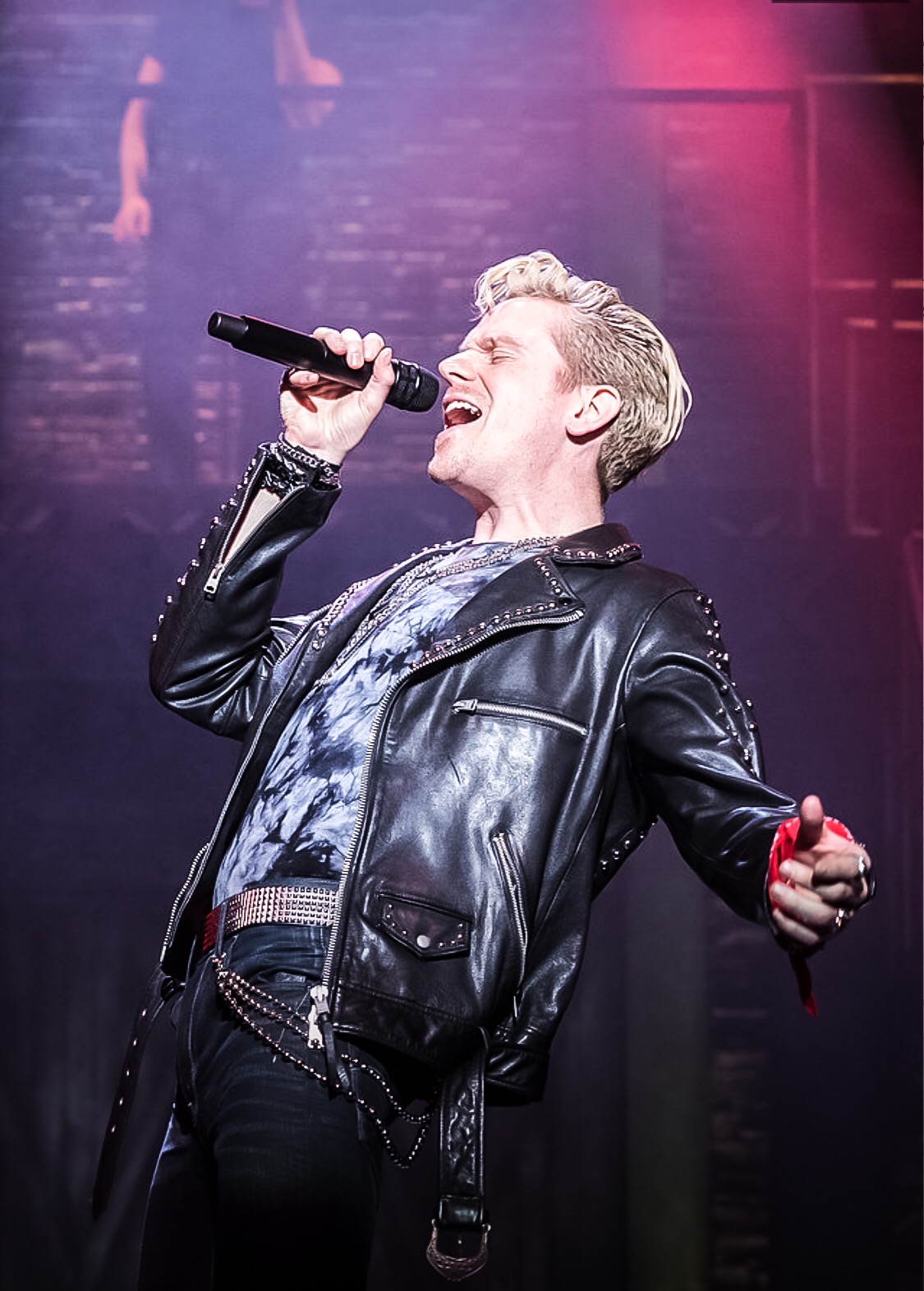 Geordie Brown in Foreigner’s Jukebox Hero: The Musical.