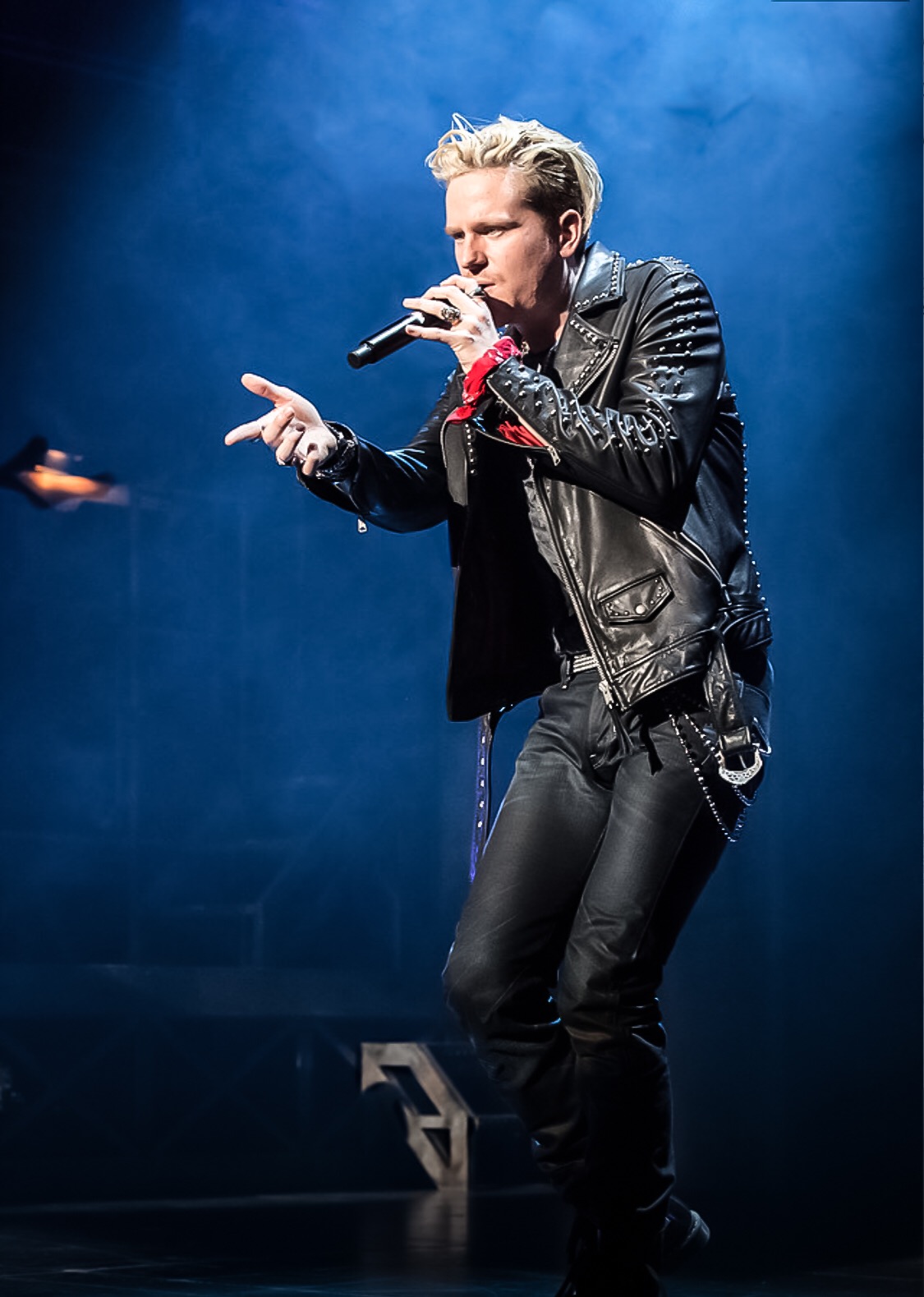 Geordie Brown in Foreigner’s Jukebox Hero: The Musical.